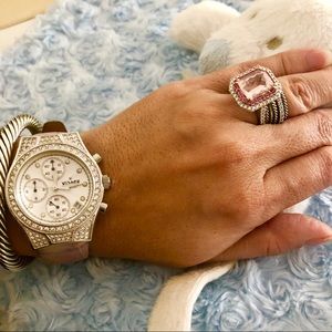Visage Swiss watch with Swarovski crystals